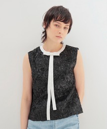 BAUM UND PFERDGARTEN / MEGAN Roses and Sequins(スパンコールスリーブレスブラウス  24018)