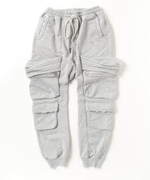 ROYAL FLASH | A.F ARTEFACT/エーエフ・アーティファクト/ダメージカーゴサルエル(スウェットパンツ)