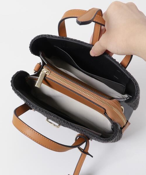 RODE SKO（ロデスコ）の「チャーム付メッシュミニバッグ（トートバッグ・レディース・ブラック/アイボリー/ベージュ・ONE）」の10枚目の写真