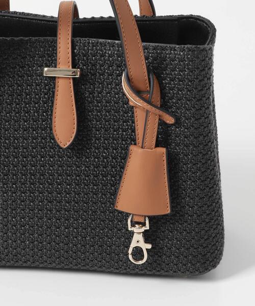 RODE SKO（ロデスコ）の「チャーム付メッシュミニバッグ（トートバッグ・レディース・ブラック/アイボリー/ベージュ・ONE）」の11枚目の写真