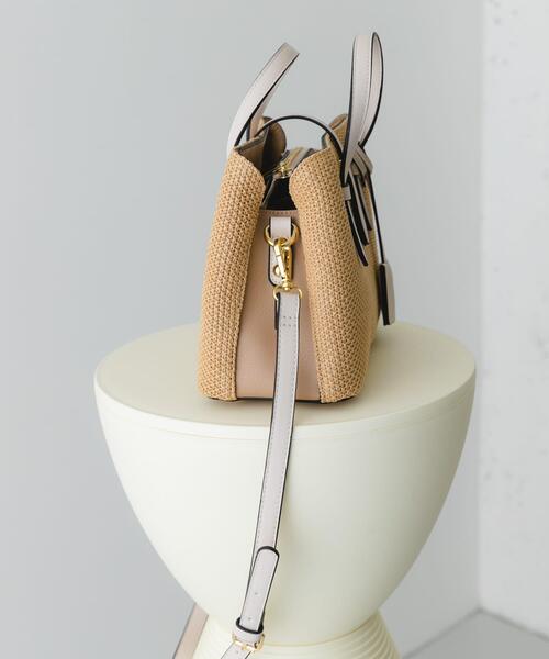 RODE SKO（ロデスコ）の「チャーム付メッシュミニバッグ（トートバッグ・レディース・ブラック/アイボリー/ベージュ・ONE）」の22枚目の写真