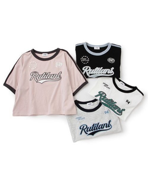 LOVETOXIC（ラブトキシック）の「【LTXC】【吸水速乾/さらさら】ライン半袖Tシャツ（Tシャツ/カットソー・キッズ・ピンク/ホワイト系その他/ブラック/オフホワイト・S:140cm/M:150cm/L:160cm）」の17枚目の写真