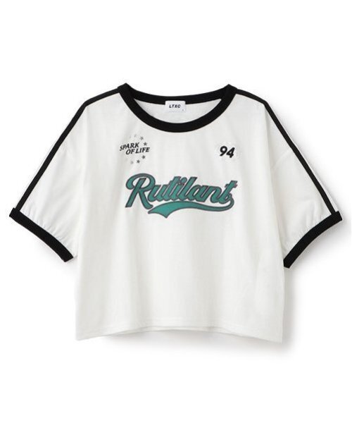 LOVETOXIC（ラブトキシック）の「【LTXC】【吸水速乾/さらさら】ライン半袖Tシャツ（Tシャツ/カットソー・キッズ・ピンク/ホワイト系その他/ブラック/オフホワイト・S:140cm/M:150cm/L:160cm）」の14枚目の写真