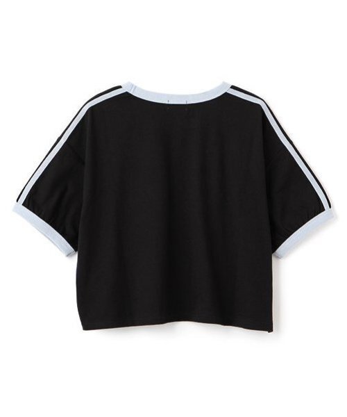 LOVETOXIC（ラブトキシック）の「【LTXC】【吸水速乾/さらさら】ライン半袖Tシャツ（Tシャツ/カットソー・キッズ・ピンク/ホワイト系その他/ブラック/オフホワイト・S:140cm/M:150cm/L:160cm）」の11枚目の写真