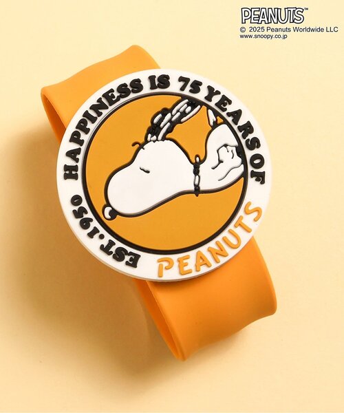PEANUTS(ピーナッツ)の「PEANUTS 75周年デザイン 虫よけバンド(アウトドアグッズ・キッズ・オレンジ/ネイビー/レッド/グリーン/ピンク/ブルー・FREE)」の6枚目の写真