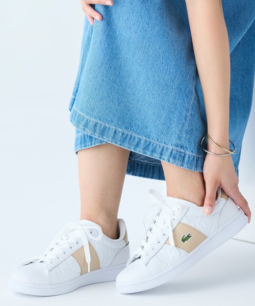 LACOSTE(ラコステ)の「レディース CARNABY SET 1252 APAC SFA(スニーカー・レディース・ホワイト系その他・24.5cm/23.5cm/24.0cm/23.0cm/22.5cm)」の1枚目の写真
