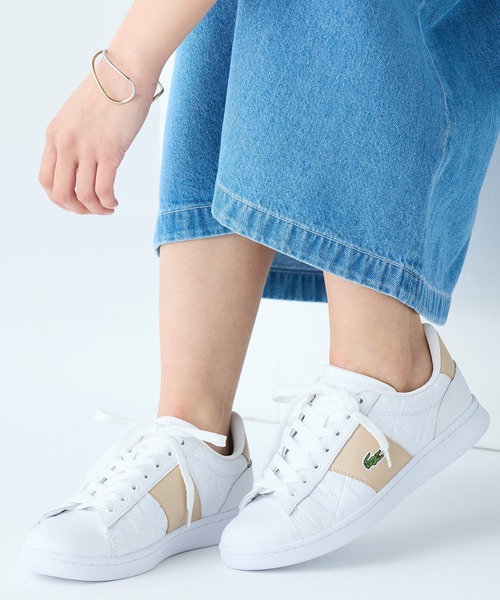 LACOSTE(ラコステ)の「レディース CARNABY SET 1252 APAC SFA(スニーカー・レディース・ホワイト系その他・24.5cm/23.5cm/24.0cm/23.0cm/22.5cm)」の4枚目の写真