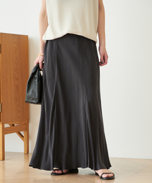 plage プラージュ ウォッシャブルフィブリルスカート 追加》Washable Fibril ロングスカート(スカート)|Plage