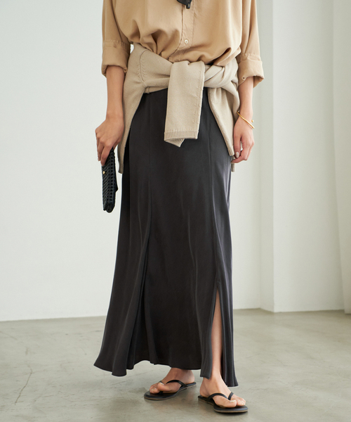 plage/プラージュ Washable Fibril ロンぐスカート 追加》Washable Fibril ロングスカート（スカート）｜Plage