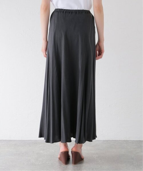 plage /プラージュWashable Fibril ロングスカート　黒 追加》Washable Fibril ロングスカート（スカート）｜Plage