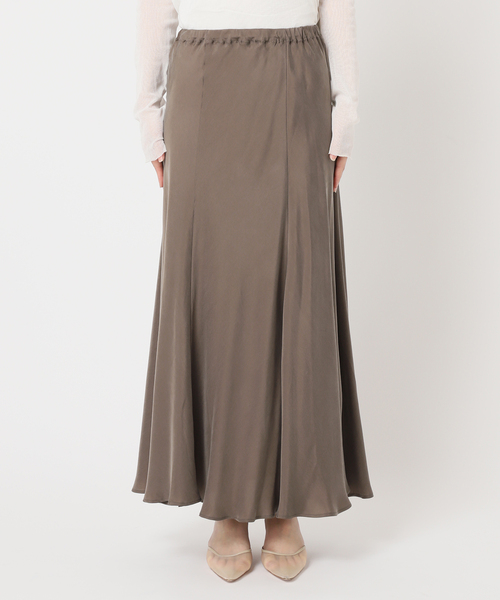 plage(プラージュ)の「《追加》Washable Fibril ロングスカート(スカート・レディース・チャコールグレー/チョコ・38/34/36)」の17枚目の写真