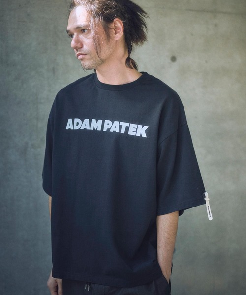 ADAM PATEK（アダムパテック）の「ADAMPATEK/basic logo short sleeve T/ロゴ半袖T(AP2514017）（Tシャツ/カットソー・レディース・パープル/ブラック/ホワイト/オレンジ・1/2）」の3枚目の写真