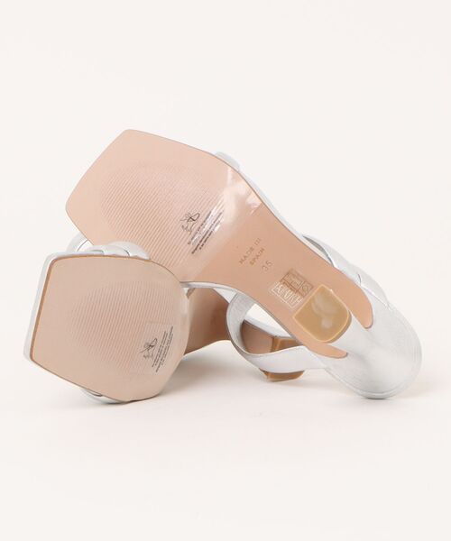 ANGEL ALARCON ホワイト サンダル 35 INTER-CHAUSSURES｜【ANGEL ALARCON】スクエアトウミュール