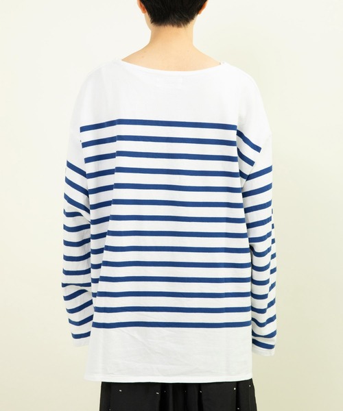tシャツ ラッセルパネルボーダー BIGプルオーバー レディース ラッセルパネルボーダー BIGプルオーバー（Tシャツ/カットソー