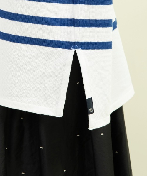 My Fav. CHILD WOMAN（マイファブチャイルドウーマン）の「ラッセルパネルボーダー BIGプルオーバー（Tシャツ/カットソー・レディース・ブルー・FREE）」の7枚目の写真