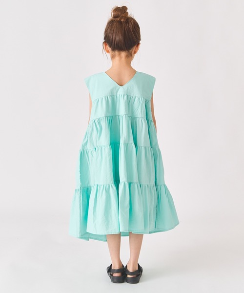 ever closet（エバークローゼット）の「ティアードワンピース（ワンピース・キッズ・ラベンダー/ミント/ピンク・90cm/110cm/100cm/120cm/130cm/140cm）」の10枚目の写真