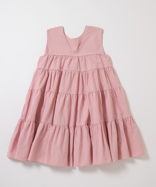 ever closet（エバークローゼット）の「ティアードワンピース（ワンピース・キッズ・ラベンダー/ミント/ピンク・90cm/110cm/100cm/120cm/130cm/140cm）」の21枚目の写真