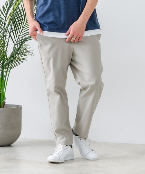 Blue Standard (ブルースタンダード)の「【Blue Standard:ブルースタンダード】快適!スーパーストレッチイージーパンツ イージーケア 接触冷感 前開き ウエストゴム UVカット(その他パンツ・メンズ・ブラック/ネイビー/ベージュ/グレー/カーキ/アイボリー・MEDIUM/LARGE/X-LARGE)」の9枚目の写真