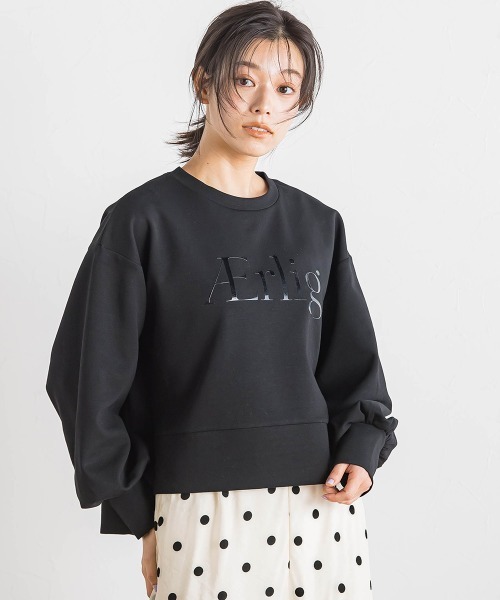 Droite lautreamont（ドロワットロートレアモン）の「【WEB限定】クリアロゴプリントプルオーバー≪洗濯機で洗える≫（Tシャツ/カットソー・レディース・ブラック/オフホワイト/イエロー・M）」の3枚目の写真