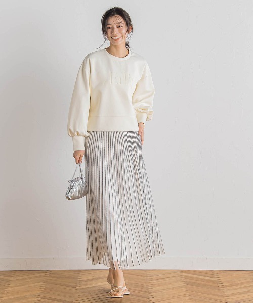 Droite lautreamont（ドロワットロートレアモン）の「【WEB限定】クリアロゴプリントプルオーバー≪洗濯機で洗える≫（Tシャツ/カットソー・レディース・ブラック/オフホワイト/イエロー・M）」の12枚目の写真