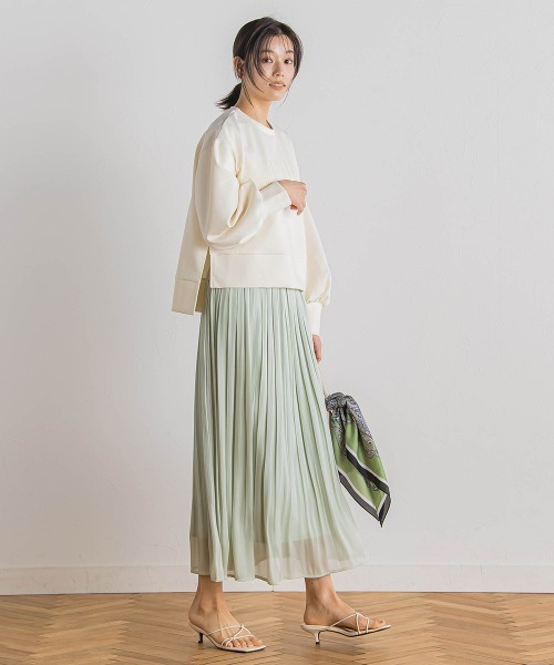 Droite lautreamont（ドロワットロートレアモン）の「【WEB限定】クリアロゴプリントプルオーバー≪洗濯機で洗える≫（Tシャツ/カットソー・レディース・ブラック/オフホワイト/イエロー・M）」の15枚目の写真