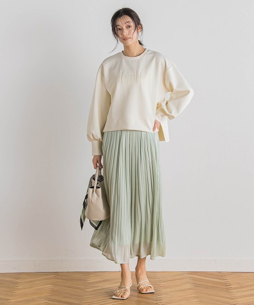 Droite lautreamont（ドロワットロートレアモン）の「【WEB限定】クリアロゴプリントプルオーバー≪洗濯機で洗える≫（Tシャツ/カットソー・レディース・ブラック/オフホワイト/イエロー・M）」の16枚目の写真