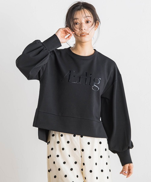 Droite lautreamont（ドロワットロートレアモン）の「【WEB限定】クリアロゴプリントプルオーバー≪洗濯機で洗える≫（Tシャツ/カットソー・レディース・ブラック/オフホワイト/イエロー・M）」の18枚目の写真