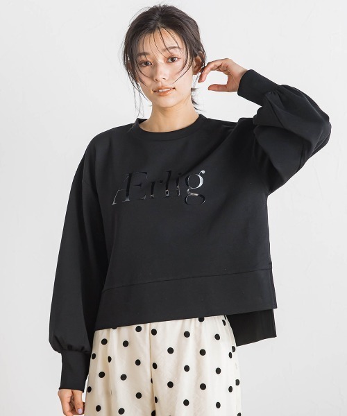 Droite lautreamont（ドロワットロートレアモン）の「【WEB限定】クリアロゴプリントプルオーバー≪洗濯機で洗える≫（Tシャツ/カットソー・レディース・ブラック/オフホワイト/イエロー・M）」の19枚目の写真