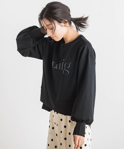 Droite lautreamont（ドロワットロートレアモン）の「【WEB限定】クリアロゴプリントプルオーバー≪洗濯機で洗える≫（Tシャツ/カットソー・レディース・ブラック/オフホワイト/イエロー・M）」の20枚目の写真