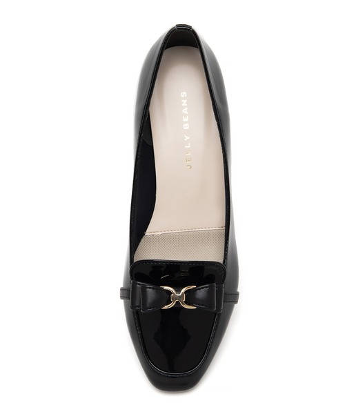 JELLY BEANS（ジェリービーンズ）の「【レイン対応】ダブルリボンレインローファーパンプス【Made in Japan】(325-59112)JELLY BEANS(ジェリービーンズ)（レインシューズ・レディース・ブラック系その他/グレイッシュベージュ・23/23.5/24.5/22.5/24）」の12枚目の写真