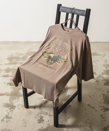 ヴィンテージライク ピグメント加工 アソート グラフィックプリント オーバーサイズTシャツ バックプリントTシャツ