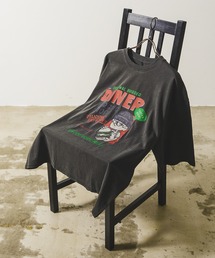 ヴィンテージライク ピグメント加工 アソート グラフィックプリント オーバーサイズTシャツ バックプリントTシャツ