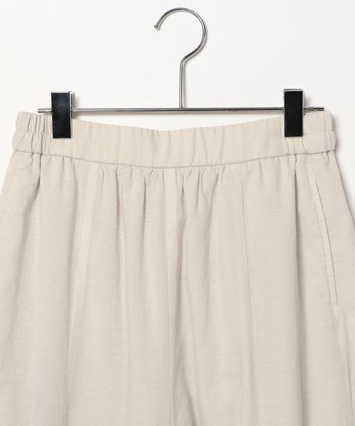 BAYFLOW（ベイフロー）の「[すっきり見えする落ち感]コットンリネンフレアスカート（スカート・レディース・アイボリー/オレンジ/ブラック/ターコイズブルー・SMALL/MEDIUM）」の19枚目の写真