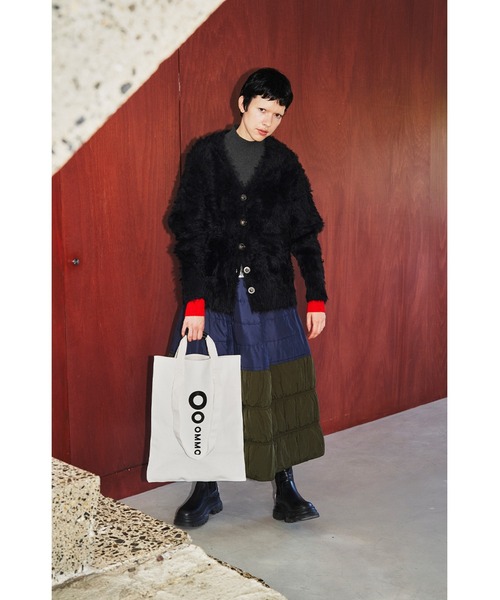 OMMO（オーエムエムオー）の「LOGO SQUARE TOTE（トートバッグ・レディース・ブラック/ホワイト・FREE）」の21枚目の写真