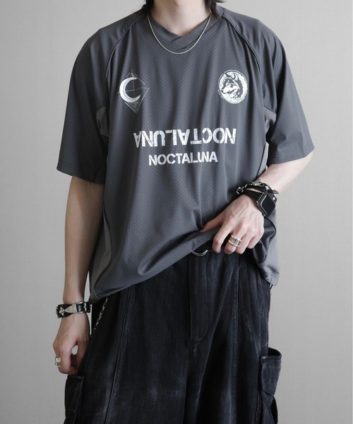 2-Way Mesh Panel Short-Sleeve Game Shirt - 2wayメッシュ切替