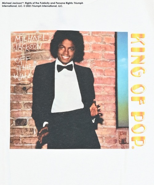 MARKEY'S（マーキーズ）の「【Michael Jackson/マイケル・ジャクソン 】別注プリントTシャツ（Tシャツ/カットソー・キッズ・オフホワイト/ホワイト/チャコール・80/90/95/100/110/120/130/140/150）」の11枚目の写真