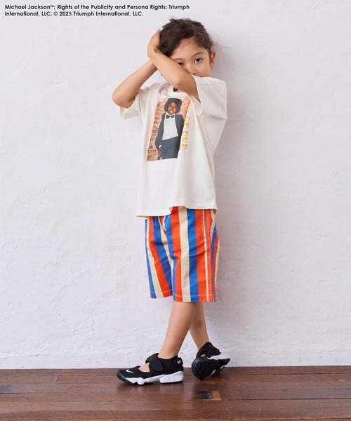 MARKEY'S（マーキーズ）の「【Michael Jackson/マイケル・ジャクソン 】別注プリントTシャツ（Tシャツ/カットソー・キッズ・オフホワイト/ホワイト/チャコール・80/90/95/100/110/120/130/140/150）」の18枚目の写真