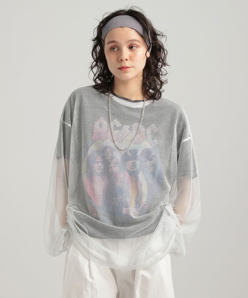ロンＴ メッシュ S パイピングメッシュロンT | AS KNOW AS オンラインショップ