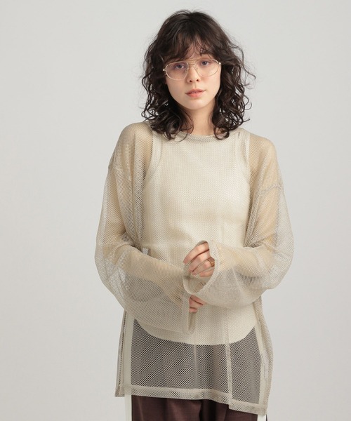 ロンＴ メッシュ S George's tシャツ メッシュロンT レディース : ZOZOTOWN Yahoo