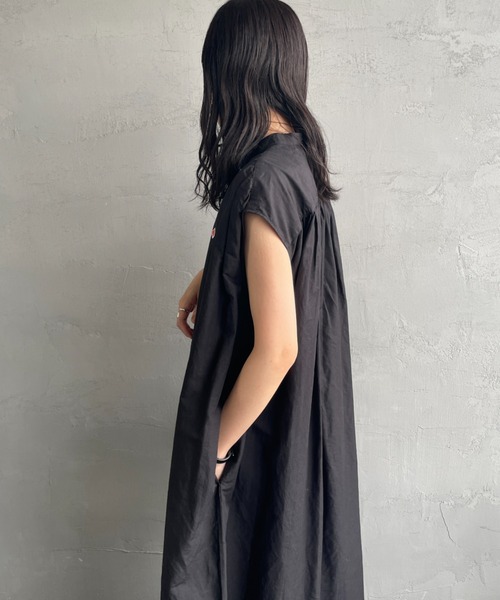 DANTON コットンリネンギャザーワンピース DANTON（ダントン）の「[DANTON/ダントン] スリーブレス