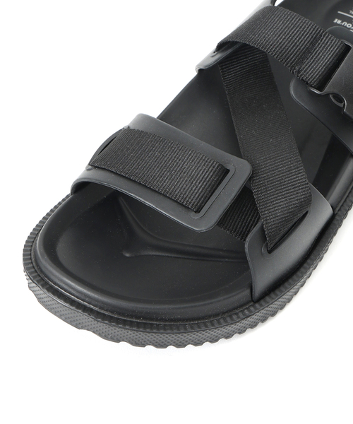 SUBLIME（サブライム）の「【SUBLiME/サブライム】STRAP EVAER SANDALS / EVA素材ストラップサンダル（サンダル・メンズ・ブラック/ホワイト・25cm/26cm/27cm）」の6枚目の写真
