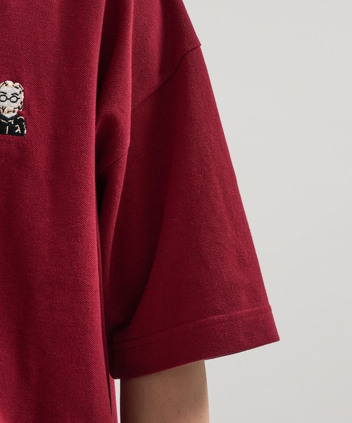 epnok（エプノック）の「OJISAN鹿の子半袖ポロシャツ（ポロシャツ・メンズ・ブラック/ブラウン/ボルドー・SMALL/MEDIUM/LARGE）」の11枚目の写真