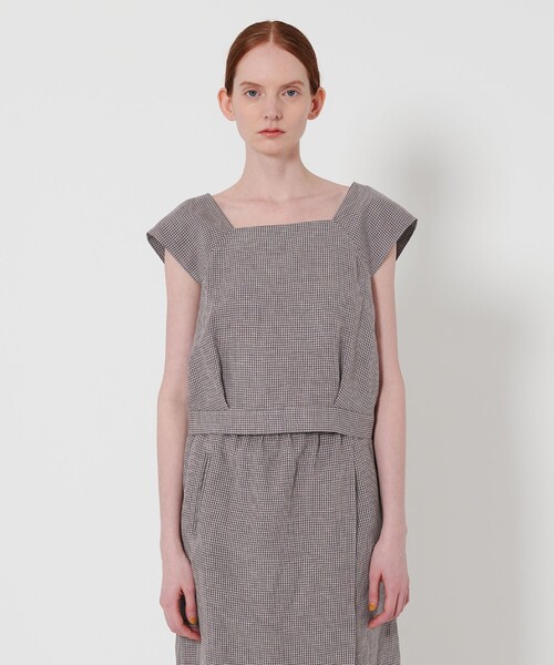 Steven Alan(スティーブンアラン)の「<Steven Alan>チェック ブラウス(シャツ/ブラウス・レディース・ケリーグリーン/パープル・FREE)」の8枚目の写真