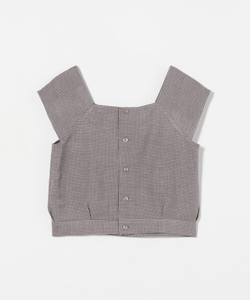 Steven Alan(スティーブンアラン)の「<Steven Alan>チェック ブラウス(シャツ/ブラウス・レディース・ケリーグリーン/パープル・FREE)」の12枚目の写真