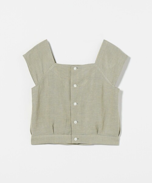 Steven Alan(スティーブンアラン)の「<Steven Alan>チェック ブラウス(シャツ/ブラウス・レディース・ケリーグリーン/パープル・FREE)」の17枚目の写真