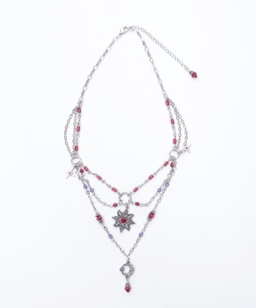 axes femme POETIQUE（アクシーズファムポエティック）の「アラビアンネックレス（ネックレス・レディース・ゴールド/アンティークシルバー・FREE）」の4枚目の写真