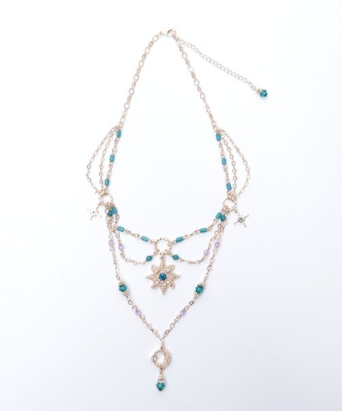 axes femme POETIQUE（アクシーズファムポエティック）の「アラビアンネックレス（ネックレス・レディース・ゴールド/アンティークシルバー・FREE）」の10枚目の写真