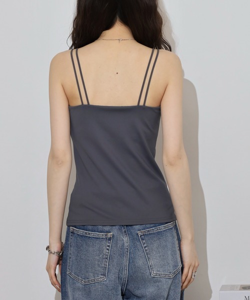SHEER ALPAKA キャミソール シアートリムキャミソール / Sheer Trim Camisole（キャミソール