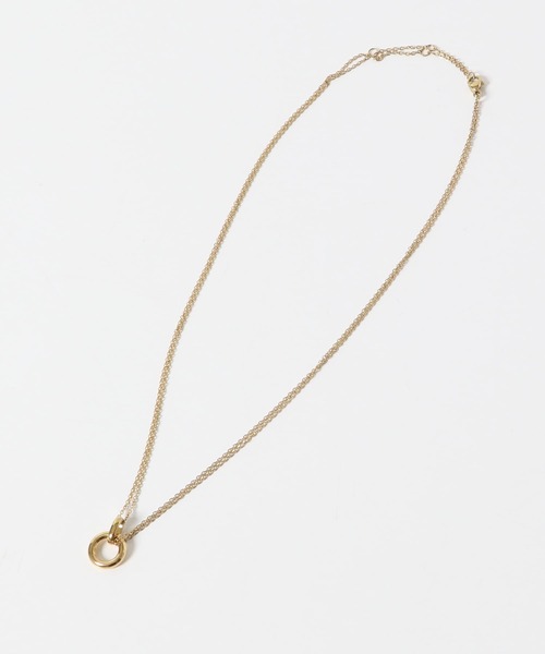 Urban Outfitters☆ メタリックペンダント・チェーンネックレス セール】ステンレストップダブルチェーンネックレス(ネックレス