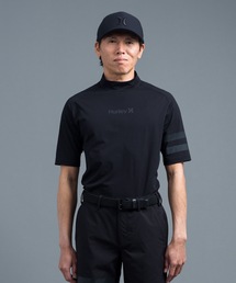 【Hurley/ハーレー】モックネックシャツ　 吸汗速乾性　ゴルフ　UPF50+　ファントム　PHANTOM ICON BP SS MOCK　おしゃれなギフトに最適！